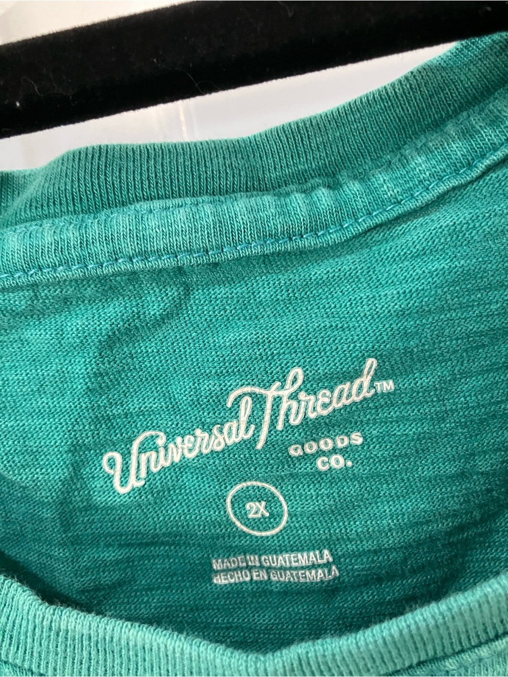 Universal Thread Green T-Shirt Dress, 2X - Picture 3 of 4